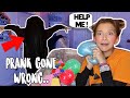 GHOST PRANK SCARE ON KALLI GONE TERRIBLY WRONG..