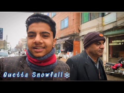 2k23 First Snowfall in Quetta ❄️|AKVloGs|