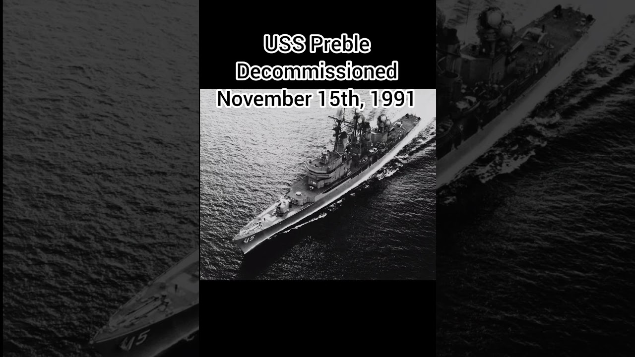 USS Preble 1960-2003