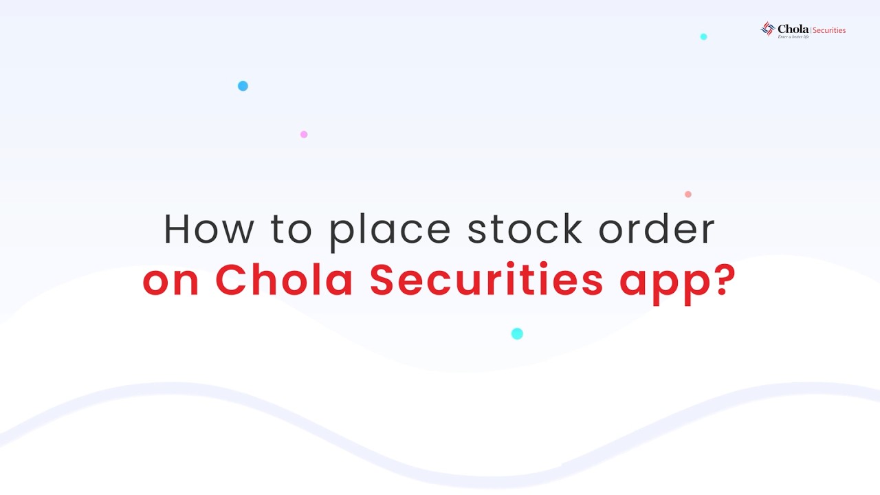 How to Place a Stock Order