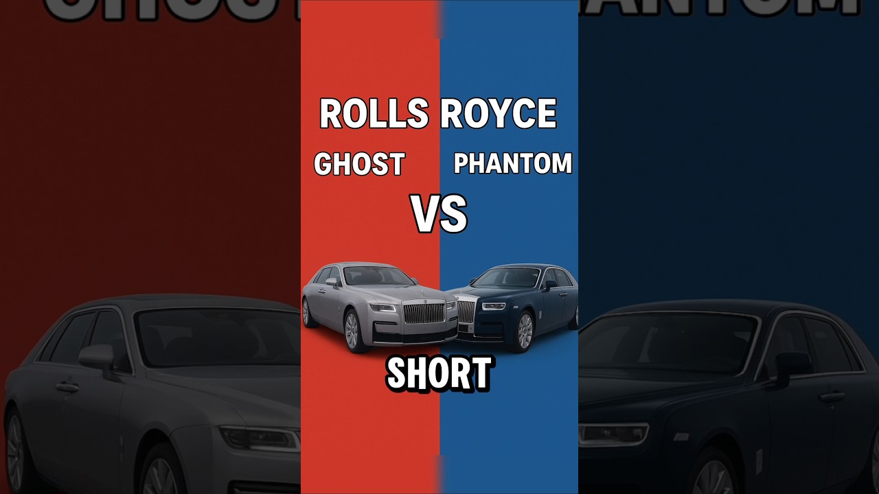 I COMPARED THE ROLLS ROYCE GHOST AND THE PHANTOM #rolls #viral  #rollsroycephantom #rollsroyceghost
