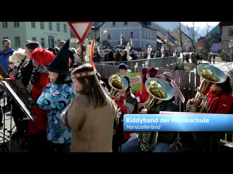Faschingsumzug in Gußwerk & Flower Power in Mariazell 2011