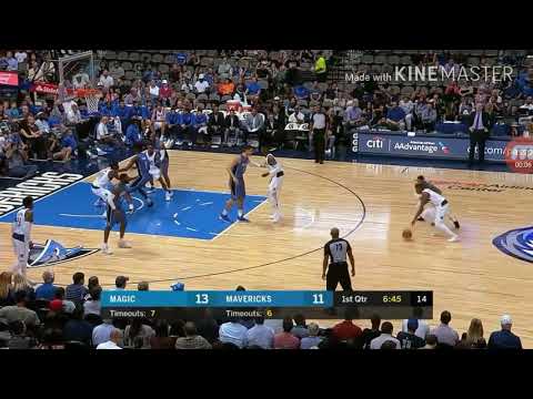Dennis Smith Jr Monster Dunk! Magic Miss Game Tying 3! Magic vs Mavericks Preseason 2017-18