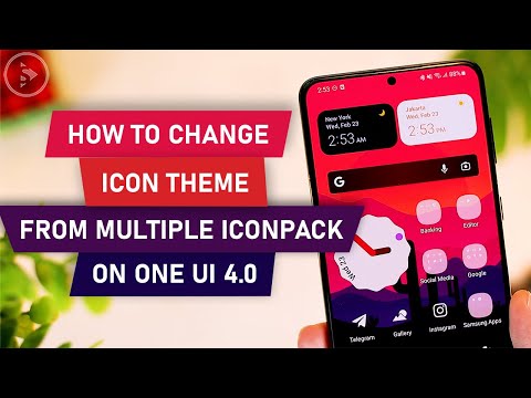 How to Change Icon Theme from Multiple Icon Pack on One UI 4.0 - Good Lock 2022 Update - Theme Park