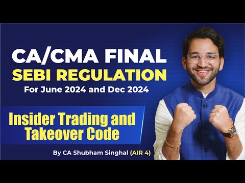 CA CMA Final SEBI Regulation ICDR, Insider Trading &Take over code | SPOM Set A Law Revision