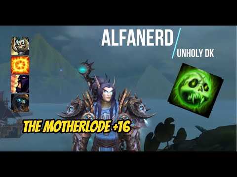 WoW BFA 8.1.5 | M+ Runs | Season 2 | The MOTHERLODE!!  +16 | Unholy DK POV