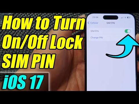 iPhone iOS 17: How to Turn On/Off Lock SIM PIN