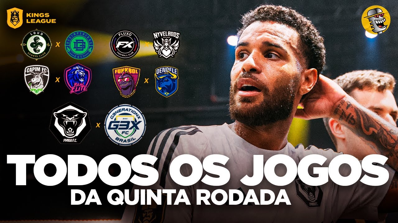 AO VIVO - CAPIM X REAL ELITE | KINGS LEAGUE BRAZIL - RODADA 5