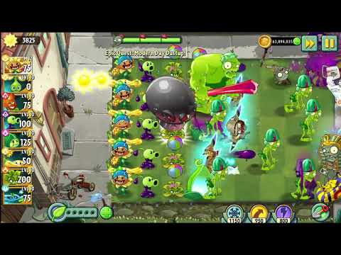PVZ2 Epic Quest : Modern Day Dustup!