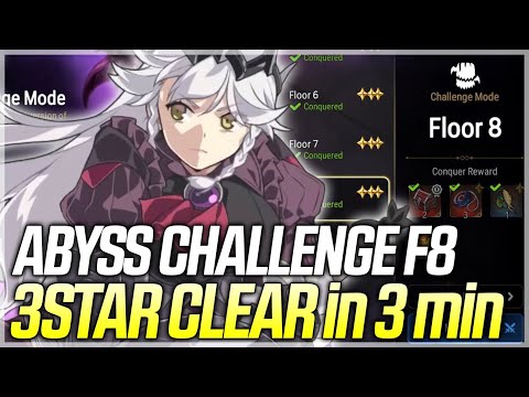 ABYSS CHALLENGE FLOOR 8 in 3 min!! - Epic Seven