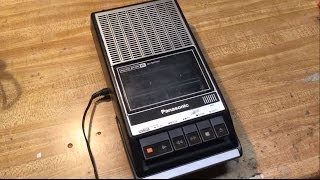 This Vintage Tape Recorder Blew My Mind! Panasonic Tape Recorder Model RQ-2108