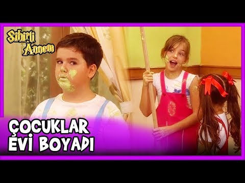 Betüş ve Çocuklar Evi Boyuyor - Sihirli Annem 27. Bölüm