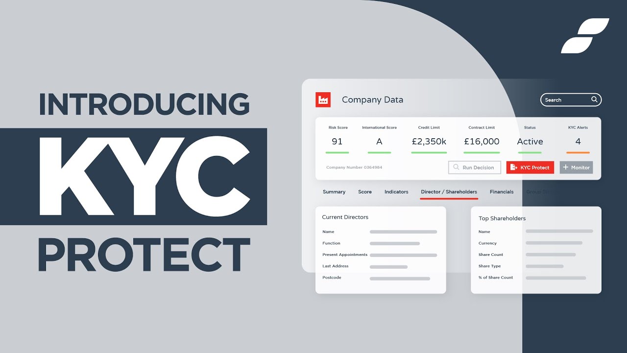 Creditsafe KYC Protect | Complete every step of your due diligence process in just a few clicks