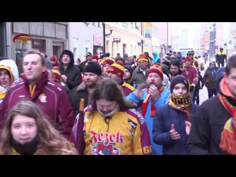 14. ledna 2017 - Pochod fanoušků HC Dukla Jihlava