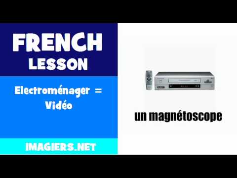 FRENCH LESSON #96 = Electroménager = Vidéo