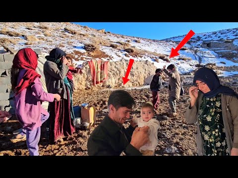 Nomadic Men Battle Giant Stones to Build a Massive Wall 🏰