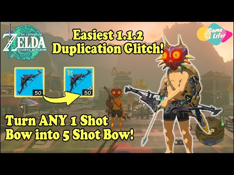 EASIEST 1.1.2 Patch 5 Shot Bow Glitch! Dupe ANY 1 Shot Bow into 5 Shot Bow in Tears of the Kingdom