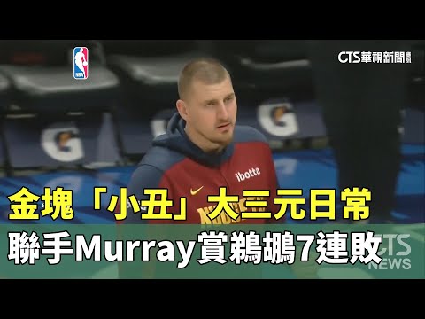 金塊「小丑」大三元日常　聯手Murray賞鵜鶘7連敗