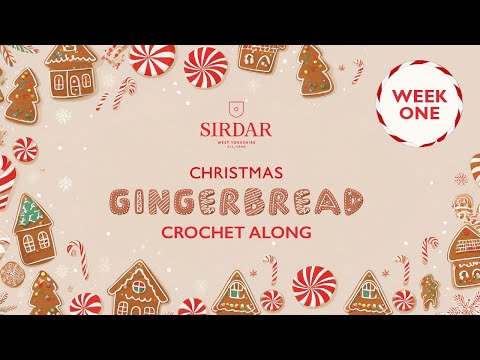 Sirdar Gingerbread Crochet Along: Week 1 - Gingerbread House