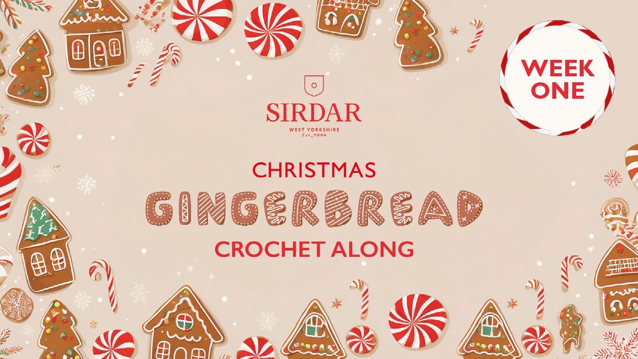 Sirdar Gingerbread Crochet Along: Week 1 - Gingerbread House