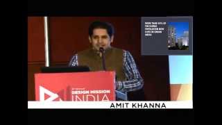 preview picture of video 'Amit Khanna speaking at Design Mission India 2014'