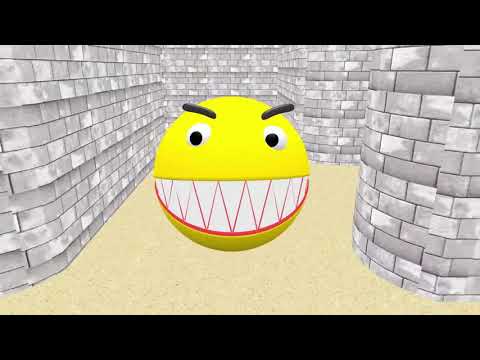 Pacman Crazy Battle Animation 3D