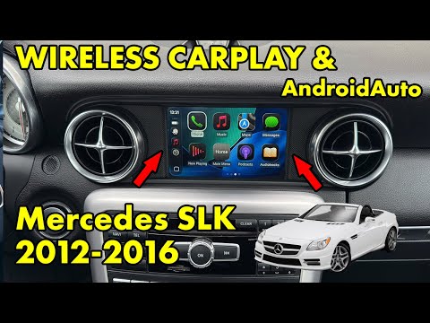 Wireless CarPlay and AndroidAuto in Mercedes SLK 2012 2013 2014 2015 2016