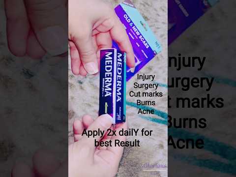 MEDERMA SCAR GEL | Mederma Advanced Plus Scar Gel | Gel for old & new scar | Mederma cream unboxing