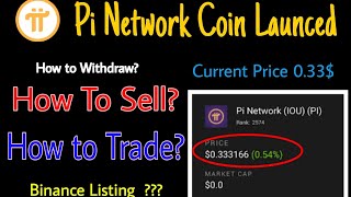 Pi Network Coin Launched How to Sell Pi Coin | Pi Coin Listed How to Trade |Withdraw Pi Coin