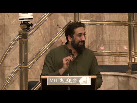Nouman Ali Khan at Masjidul Quds - Night 1 - Bismillah