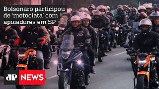 Governo de São Paulo multa Jair Bolsonaro por não usar máscara durante ‘motociata’