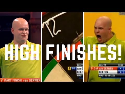 WORLD MATCHPLAY Michael van Gerwen High Finishes 100+  🎯 (9 Darter MVG best of!)