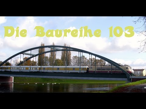 Die Baureihe 103 auf Fahrt mit TEE Rheingold und als Messzug