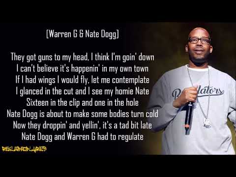 Warren G - Regulate ft. Nate Dogg (Lyrics)
