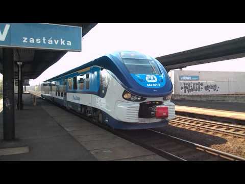 Odjezd vlaku Os 7007 (ČD 844.001) - Jirkov zastávka, 18. 4. 2013