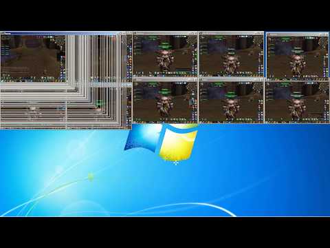 WoW Vanilla AQ20 Ossirian the Unscarred Solo Multiboxing 1.12 (worlds first 10m?) (old vg core)