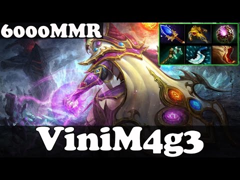 Dota 2 - ViniM4g3 6000 MMR Plays Invoker vol 23 - Pub Match Gameplay