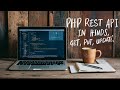PHP Rest API Tutorial In Hindi Rest API In Php 2024