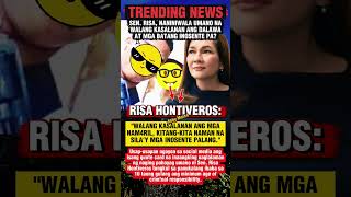 SEN. RISA HONTIVEROS, NANINIWALA UMANO NA WALANG KASALANAN ANG DALAWANG BATANG INOSENTE #shorts