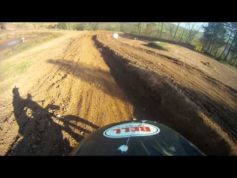 08 yz 250f helmet cam