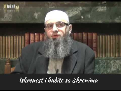 Iskrenost i budite sa iskrenim-Dr.Safet Kuduzović