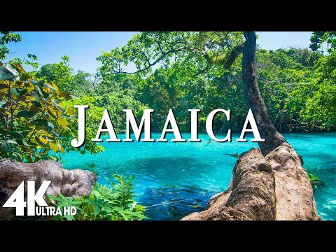 FLYING OVER JAMAICA (4K UHD) - Relaxing Music Along With Beautiful Nature Videos - 4K Video HD