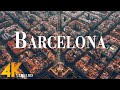 Barcelona 4K drone view • Fascinating aerial views of Barcelona | Relaxation film with calming music