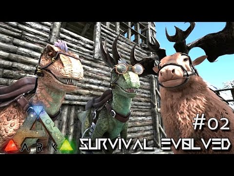 ARK: Survival Evolved - BATTLE MOUNTS - RAPTOR or FROG - SEASON 3 [S3 E02] (Gameplay)