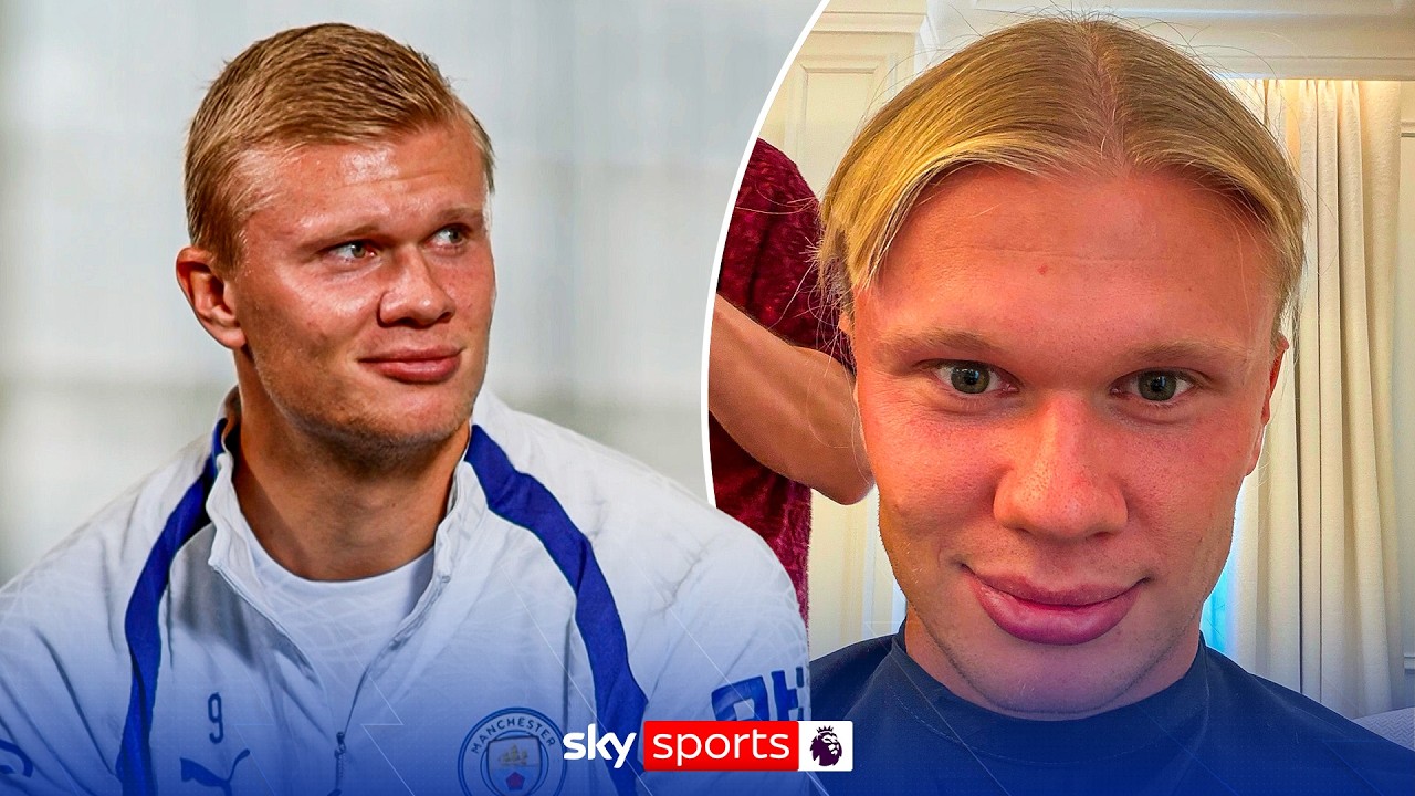 "It was quite funny" 😂 | Erling Haaland on his viral haircut, what Man City means to him & more!