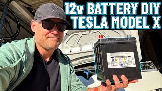 Tesla Model X 12v Battery Replacement: HOW TO | DIY