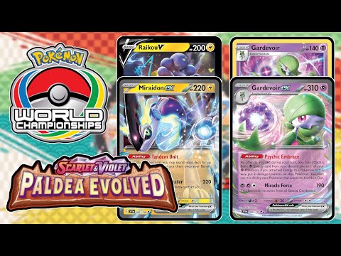 DAY 1 ROUND 3:  Miraidon ex vs Gardevoir ex - Pokemon TCG WORLDS YOKOHAMA JAPAN 2023