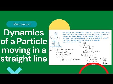 Dynamics of a Particle moving in a straight line (Edexcel IAL M1 Chapter 4)