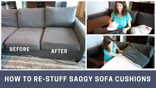 How to Re Stuff Sofa Cushions