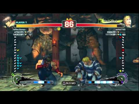 reflections- [Guy] Vs solid700 [Cody] SSF4 AE Japanese Online Ranked Matches - PSN